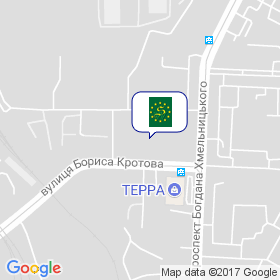 Станвуд на мапі