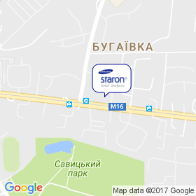 Старон Юг на мапі