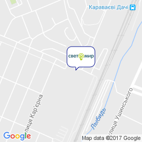 Светомир на карте Светомир на карте