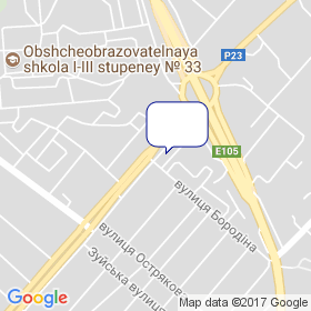 Білий Тюльпан на мапі