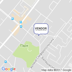 Vendor на карте