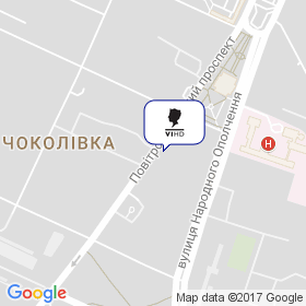Прудникова на мапі