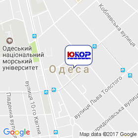 ЮКОР на мапі