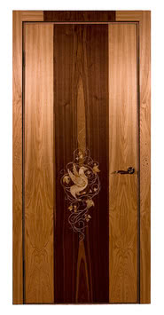 Двери плоские деревянные - модель Грифон.