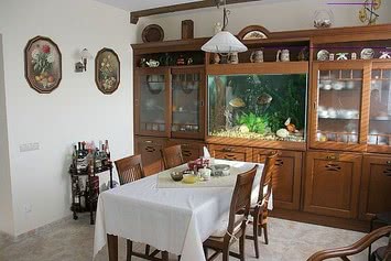Кухня Вербе с аквариумом