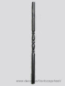 Декоративна стійка труба-балясина ф25мм