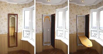 Настенная гладильная доска Балерина-Дверь
