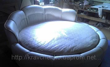 Круглая кровать Алиса. Изготовление круглых кроватей по индивидуальным заказам