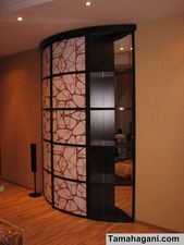 Шкаф-купе радиусный на заказ &mdash; Tamahagani