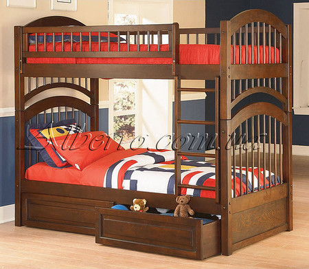 Двухъярусная кровать из массива дерева"Алексис"