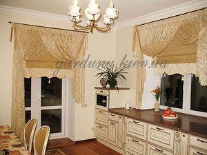 Ажурний тюль в кухню &mdash; Амели-АRT