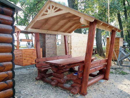 Деревянные беседки