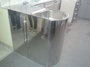 тумба под мойку нержавеющая &mdash; Blesk