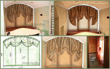 Гардины мечты в Ванной &mdash; Гардины Мечты