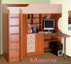 Детская кровать чердак Макси — Экокиев Детская кровать чердак Макси — Экокиев