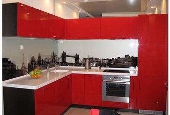 Кухня "Глянцевый город" — Фабрикант Кухня "Глянцевый город" — Фабрикант