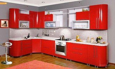 Кухня с фасадами МДФ в пленке &mdash; Марго