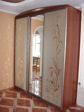 Шкаф-купе (пескоструй) &mdash; Марго