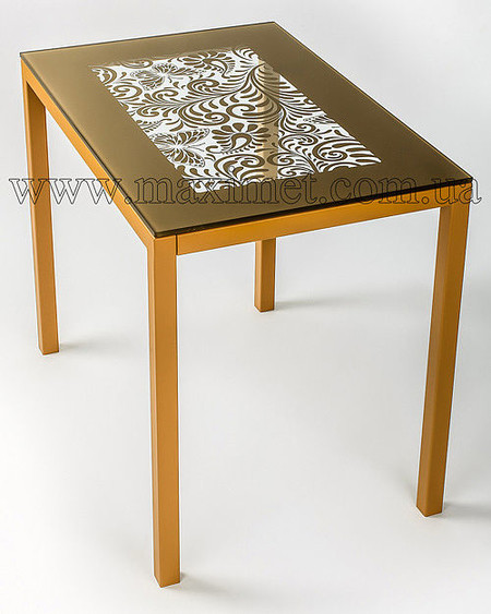 Стол обеденный бронза