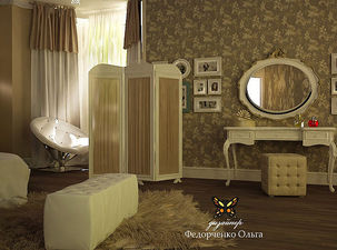 спальня &mdash; Дизайн-студия Ольги Федорченко