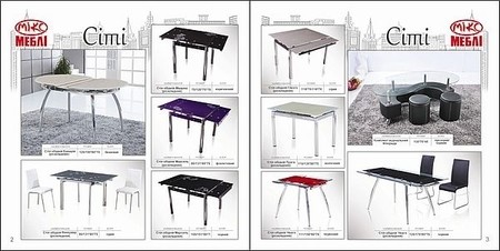 Столы и стулья в ассортименте