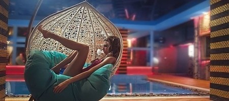 Подвесная  мебель из ротанга.