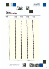 Serabraid - плетеная плоская нить, шнур для отделочных швов &mdash; Рудхолм Юкрейн ЛТД