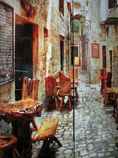 фотомолекулярная печать на стекле плоское, эффект мазка &mdash; ДІОНІС