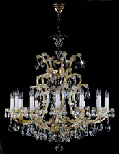 Люстра с хрустальными подвесками Мария Терезия &mdash; Магия Света