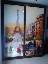 шкаф-купе с наполнением двери- батик &mdash; Виглен