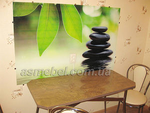 Стол кухонный + фотопечать на стекле &mdash; АС МЕБЕЛЬ Украина