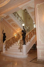 - балюстрады,   - лестничные ограждения,    - маршевые лестницы,   - винтовые лестницы,   - сегментные лестницы, &mdash; Декорліт