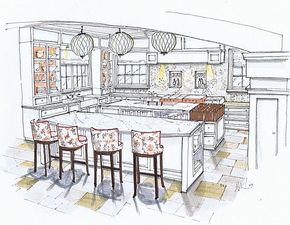 скетч - кухня кантри &mdash; CREAZONE LAB.