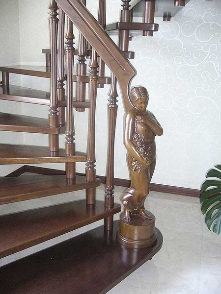 Дубовые лестницы