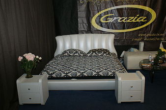Кожаная кровать Франческа &mdash; GRAZIA