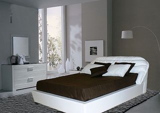 Кожаная кровать Биатрис &mdash; GRAZIA