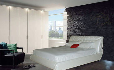 Кожаная кровать Бьянка &mdash; GRAZIA