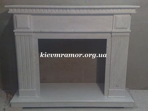 Купить портал для камина из мрамора. &mdash; Матюшенко