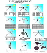 Крестовины, комплектующие для кресел — Рени Нова Крестовины, комплектующие для кресел — Рени Нова