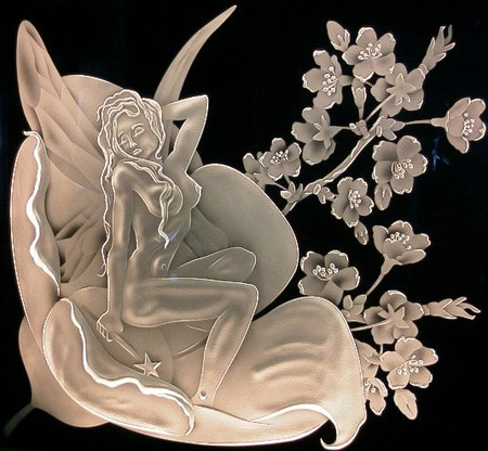 Гравировка стекла