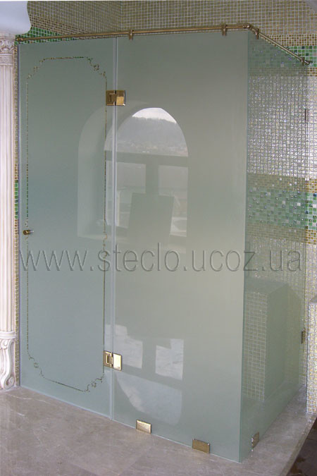 Стеклянная душевая кабина