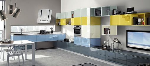 Кухня SCAVOLINI модель TETRIX &mdash; Торнадо
