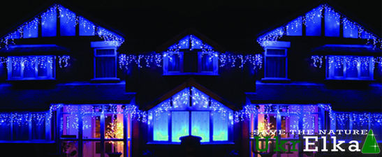 Украшение фасада ресторана уличные светодиодные новогодние гирлянды от компании УкрЕлка — УкрЕлка Украшение фасада ресторана уличные светодиодные новогодние гирлянды от компании УкрЕлка — УкрЕлка