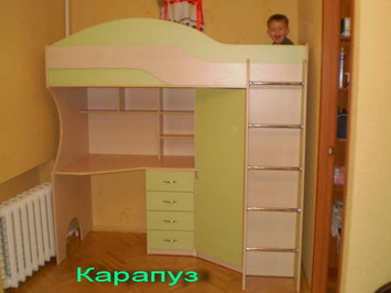 Детская кровать-чердак на заказ Киев
