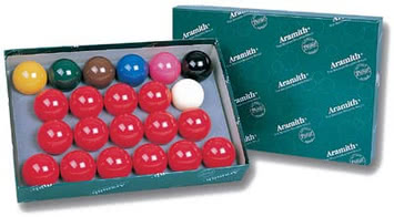 Комплект шаров 52.4 мм `Aramith Snooker`