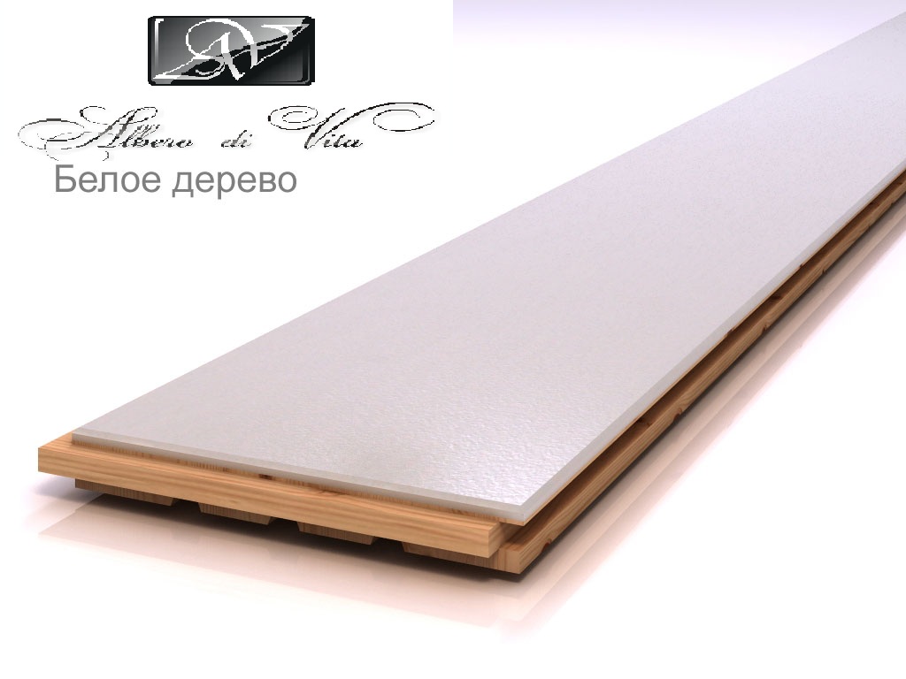 паркетная доска A L B E R O d i V I T A Legno Bianco