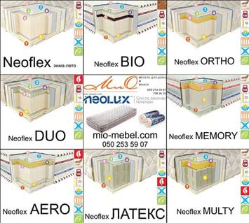 Ортопедические матрасы в вакуумной упаковке Neoflex (Неофлекс) ТМ NEOLUX (Неолюкс) Ортопедические матрасы в вакуумной упаковке Neoflex (Неофлекс) ТМ NEOLUX (Неолюкс)