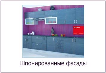 Мебельные фасады Шпон