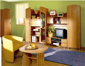 Cтенка в гостинную комнату Манго (номер 1244)