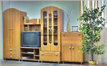 Cтенка в гостинную Олимп ольха (номер 491)